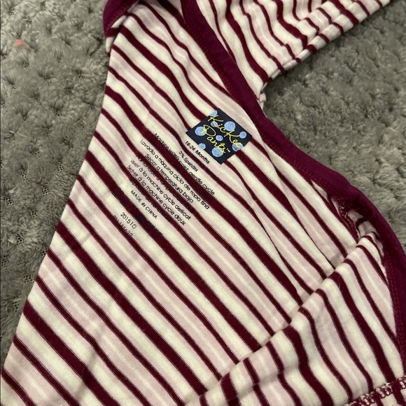 LAST CHANCE! Kickee Pants Animal Striped Footie Pajamas - Picture 4 of 6